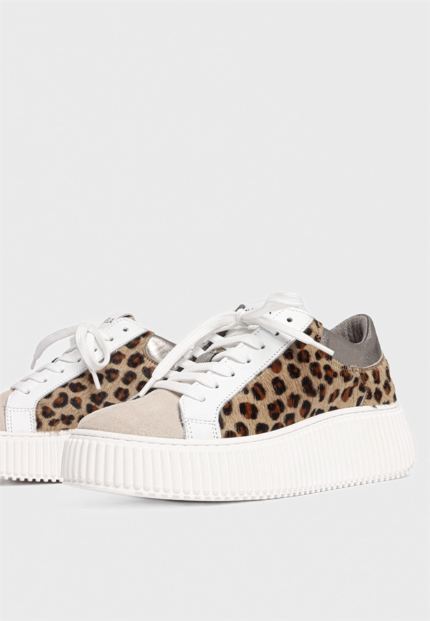 Court sneakers leopard