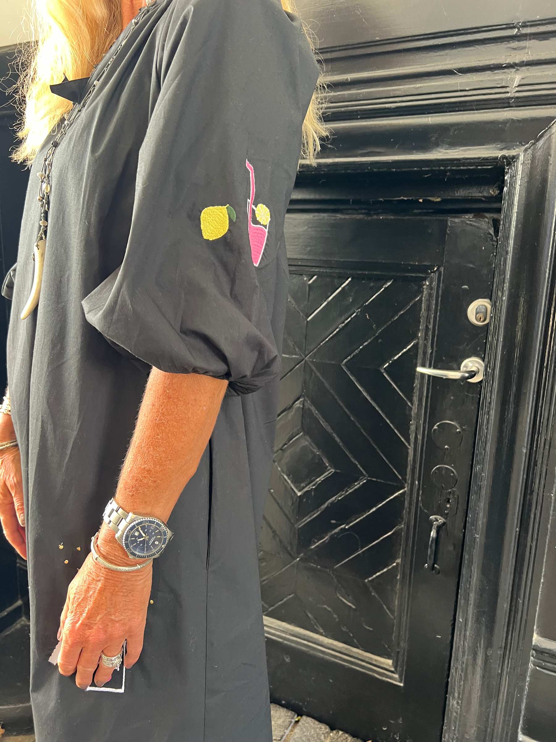 OYSTER DRESS - Black