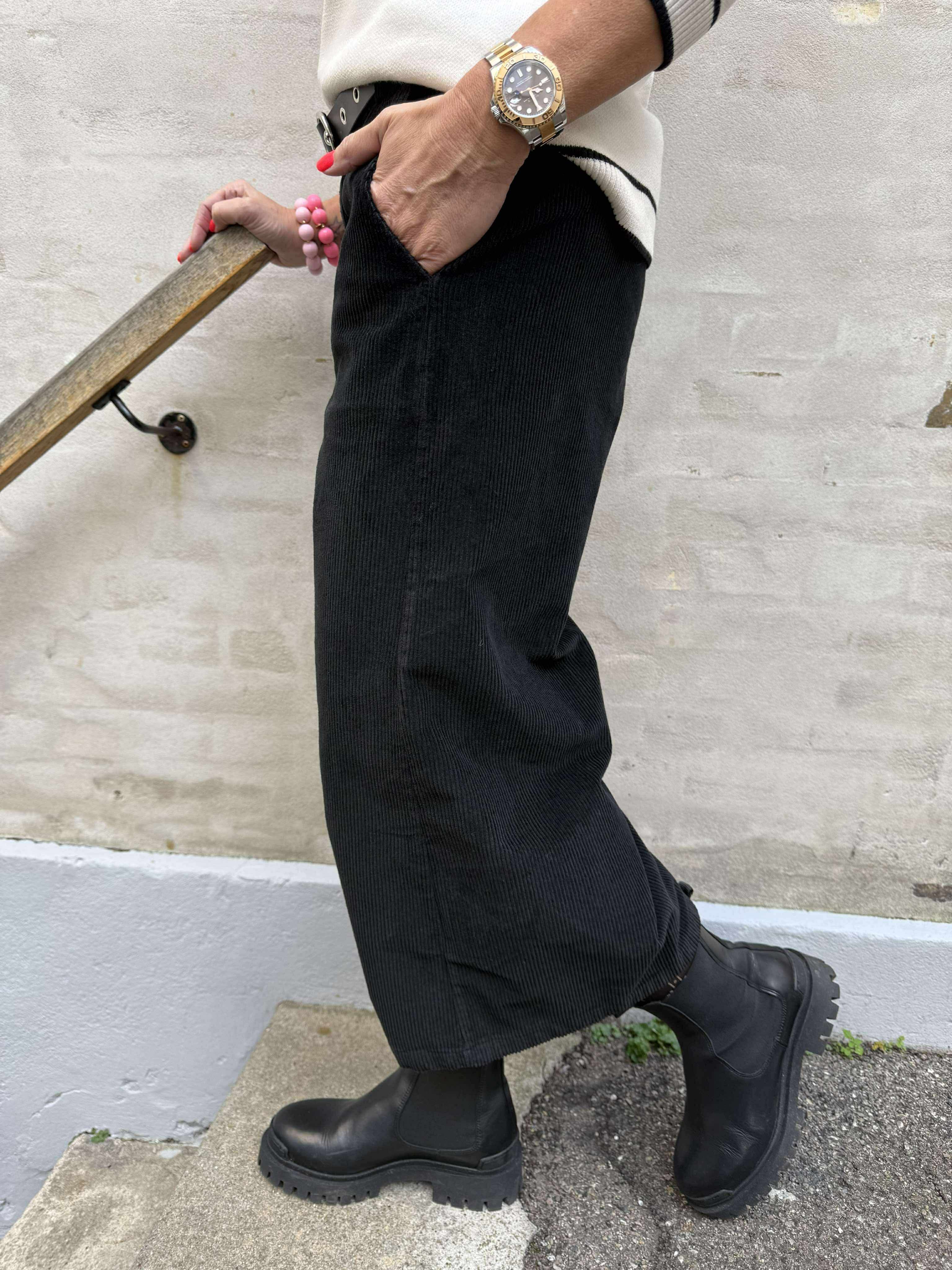 Cora Culotte Pant - Black