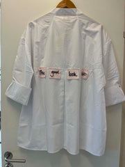 Luna shirt - The good luck club - Paper White