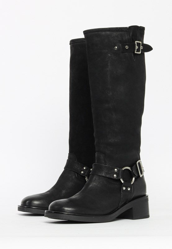 Ellie boots nubuck black