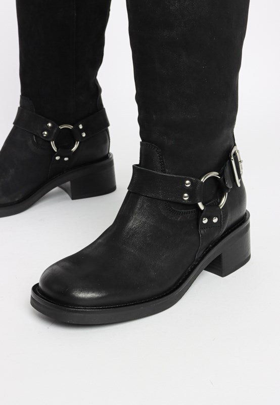 Ellie boots nubuck black