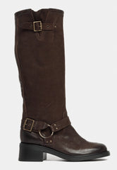 Ellie boots lindos dark brown