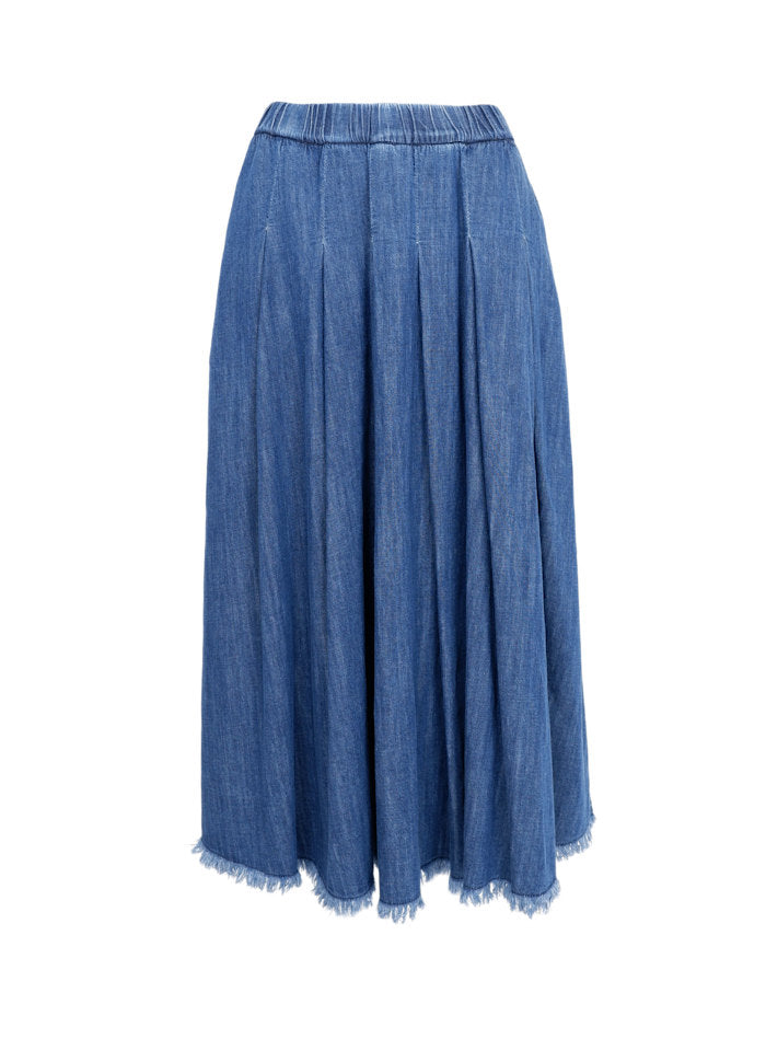 Jean denim skirt blue denim