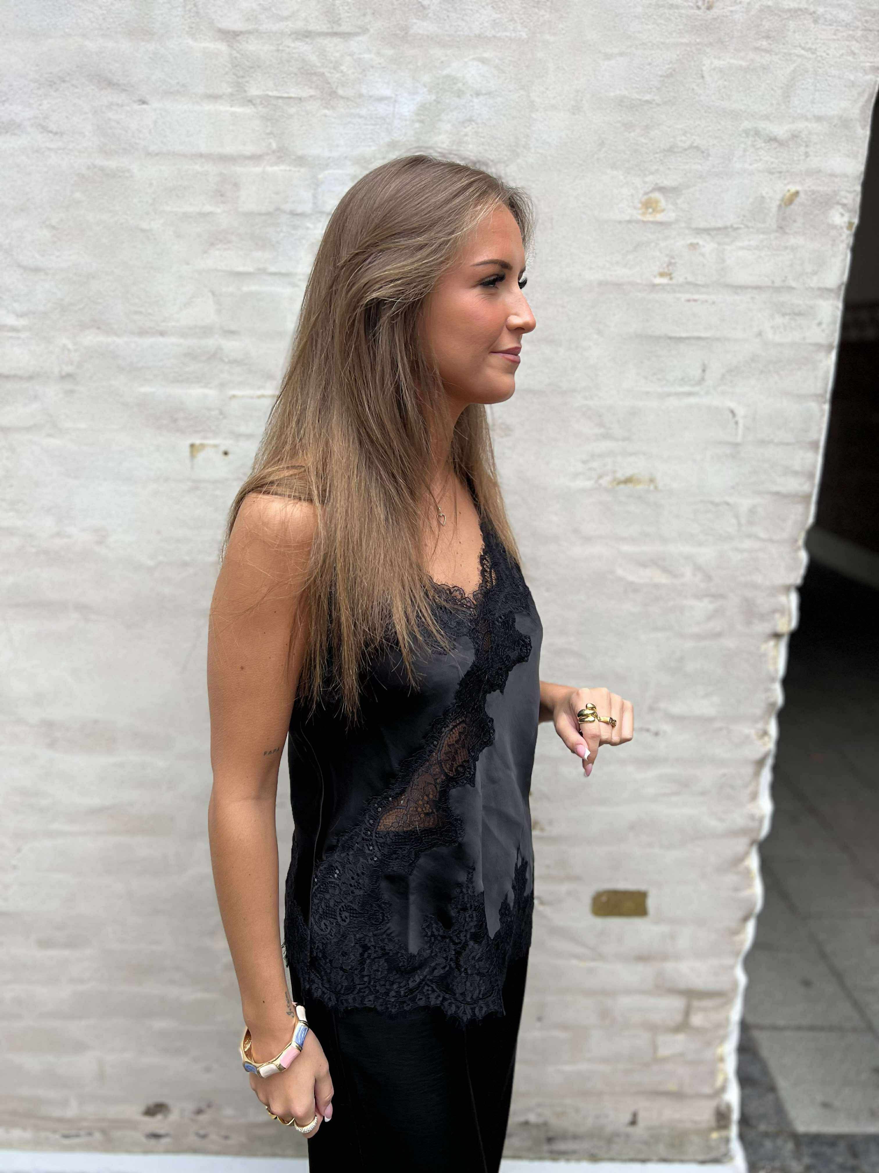 Viole Lace Top - Black