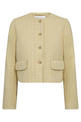 Yara Boucle Jacket Pastel Yellow