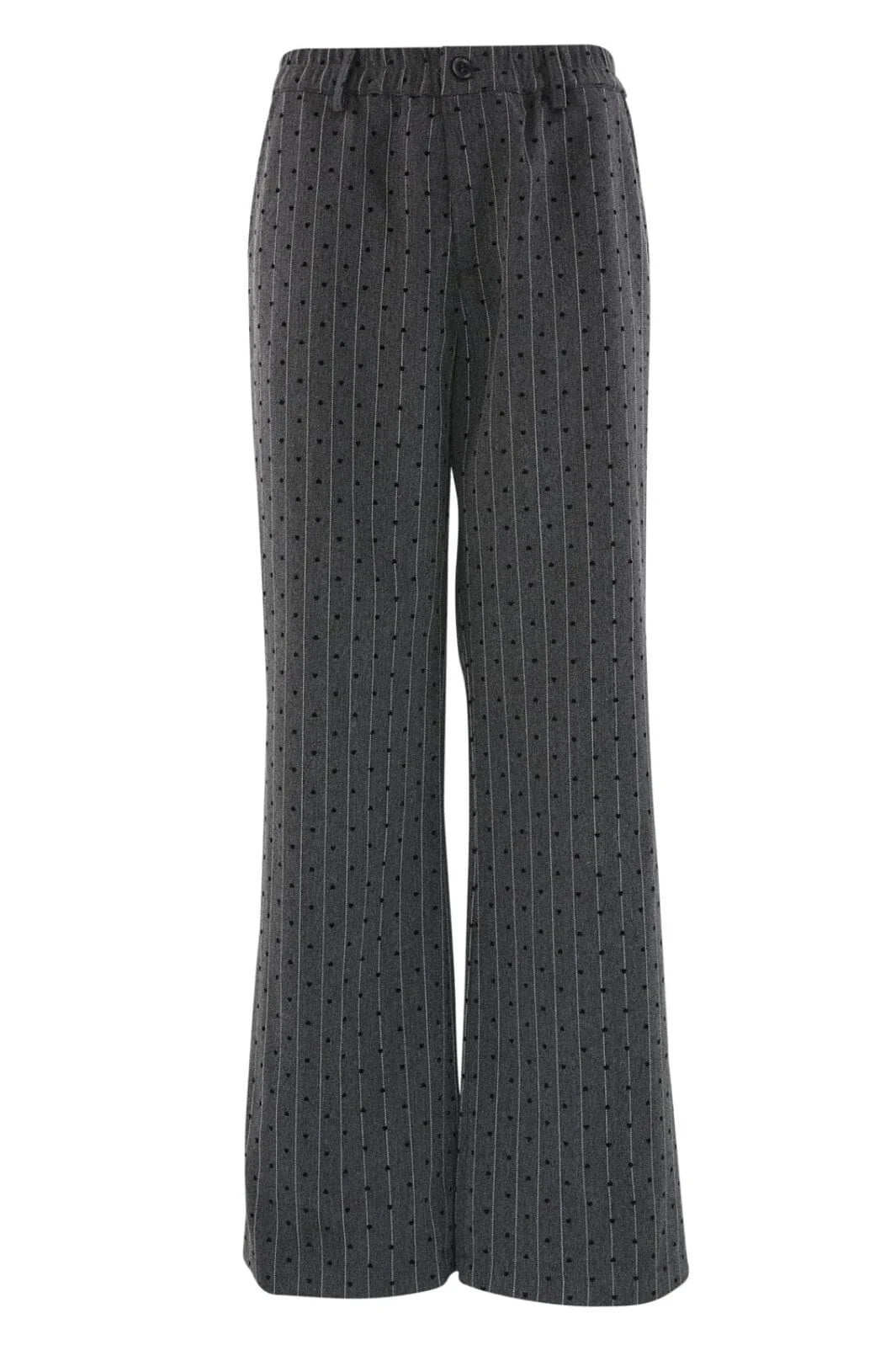 Roberta stripe/heart grey pinstripe pants