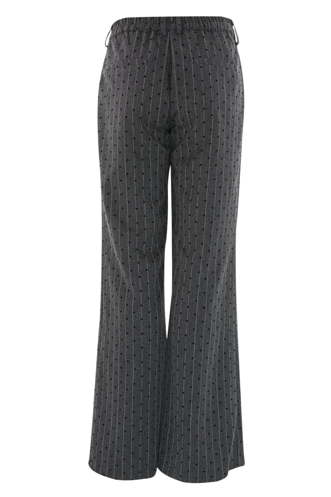 Roberta stripe/heart grey pinstripe pants