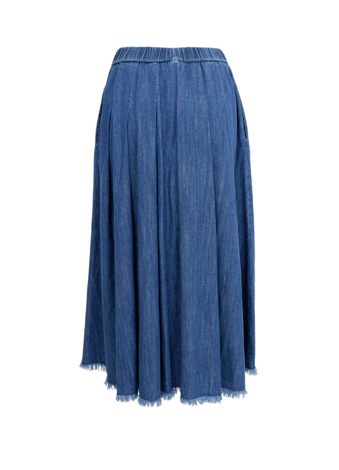 Jean denim skirt blue denim