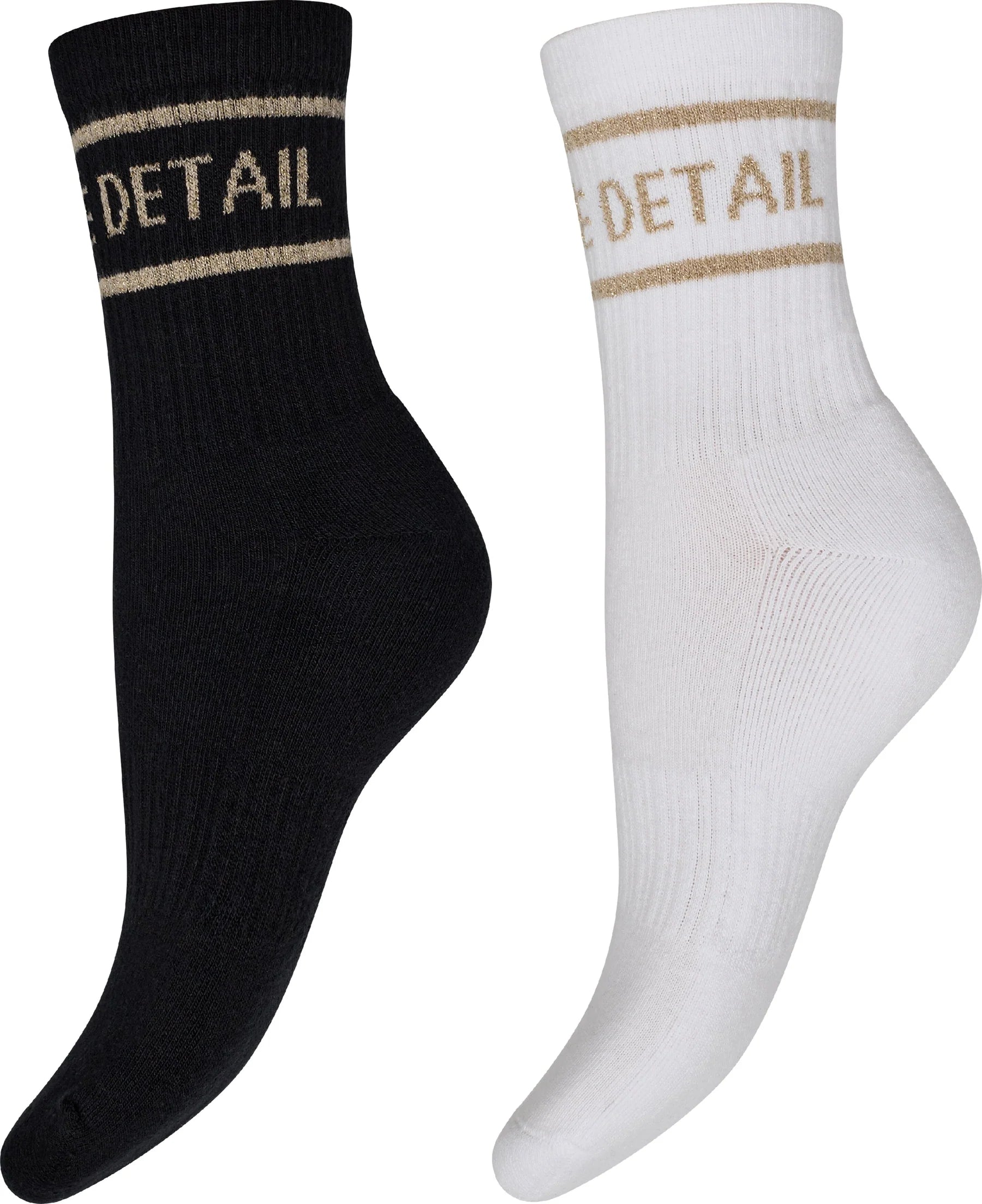 Tennis sock 2-pk white/black-9004