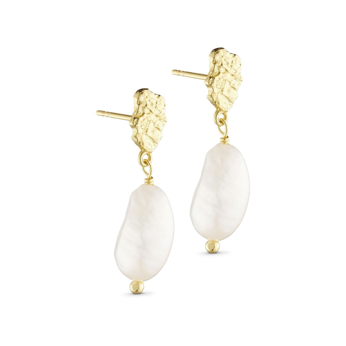 Pure by nat earring with big pearl