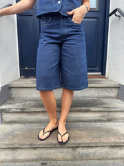 Fabia denim jorts dark blue denim