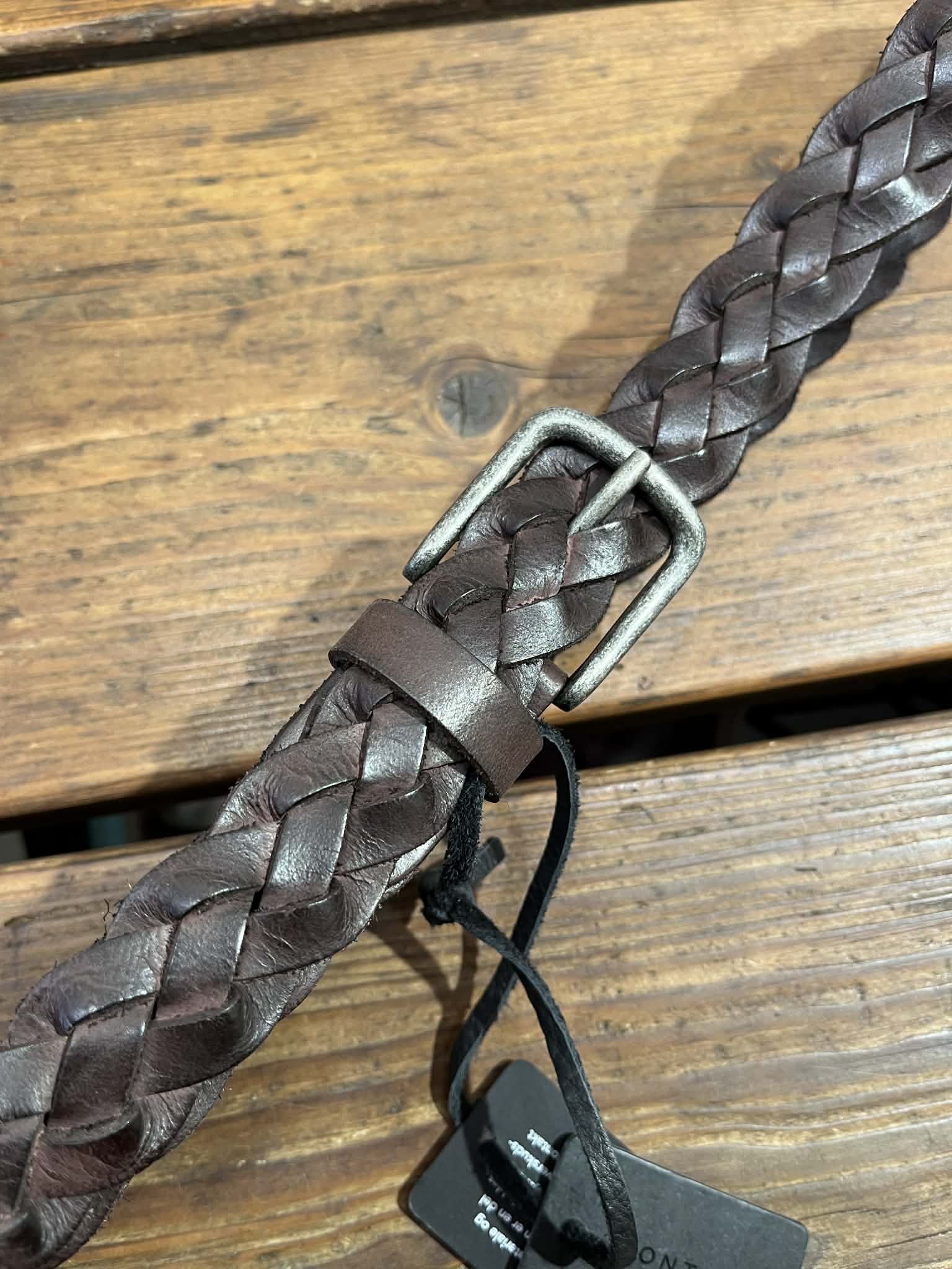 Judy Braided Belt - Brown