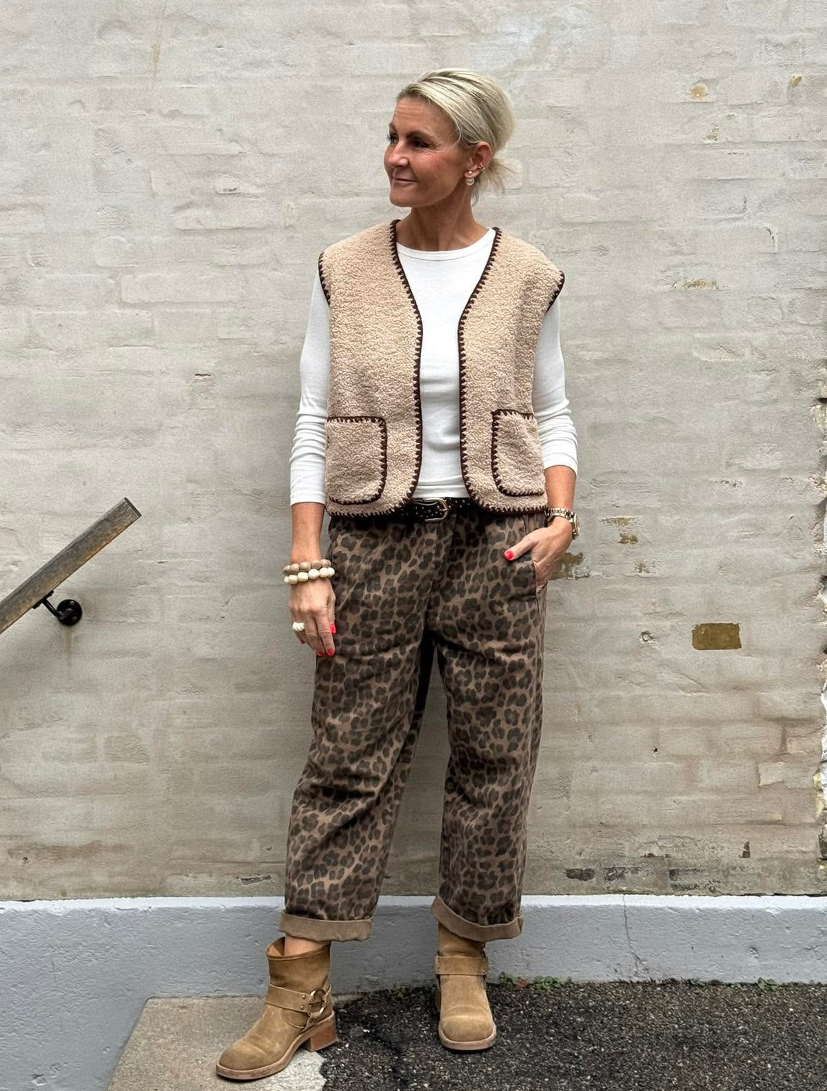 Lambi Vest - Beige/Moro