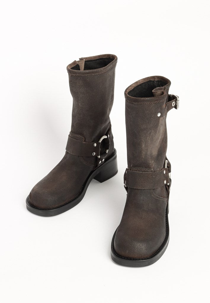 Moto boots mocca