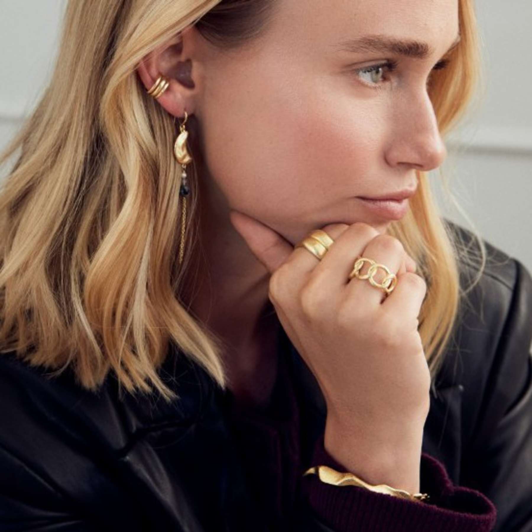 Paloma ring - 24K guldbelagt