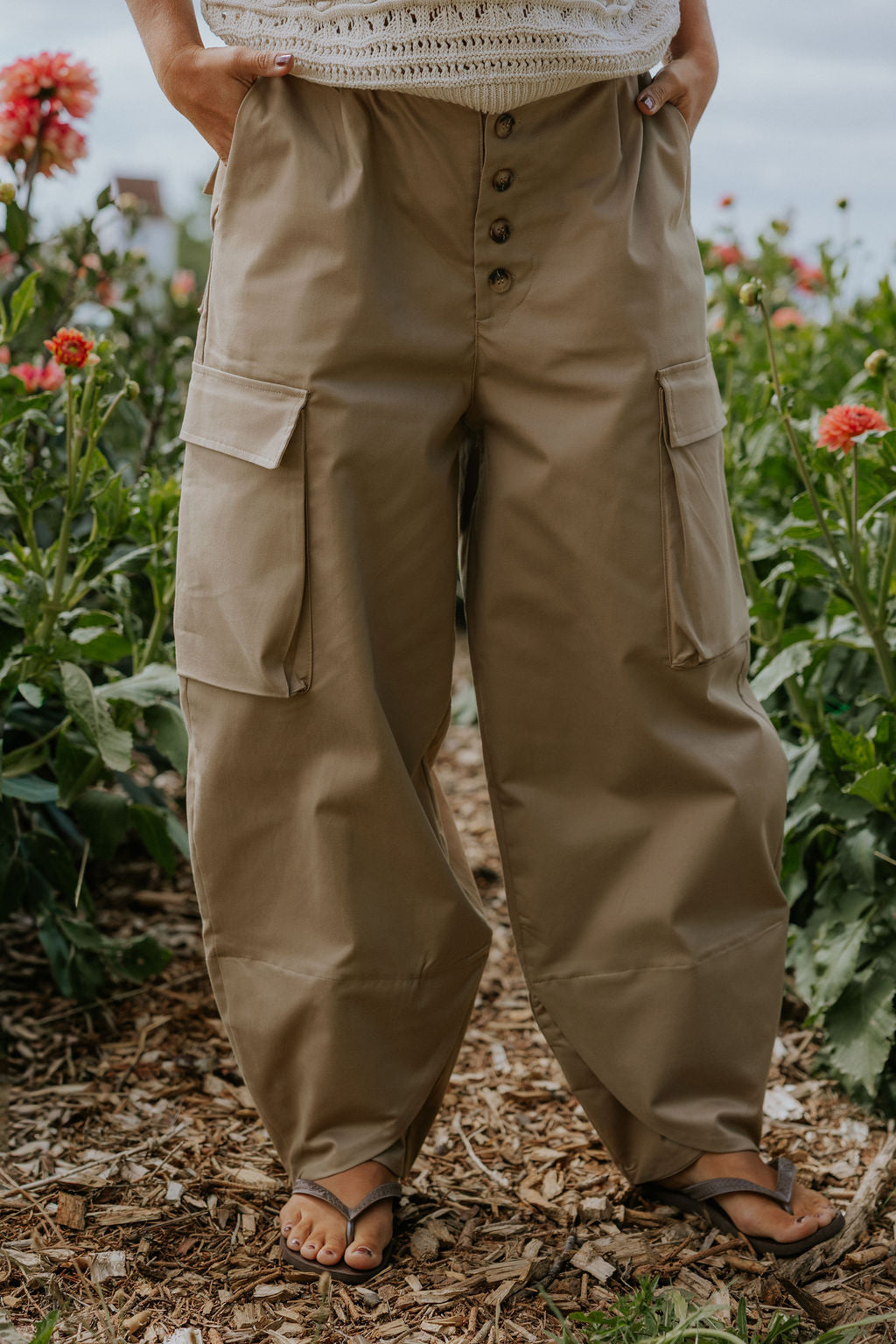 Leopanto Pants - Beige