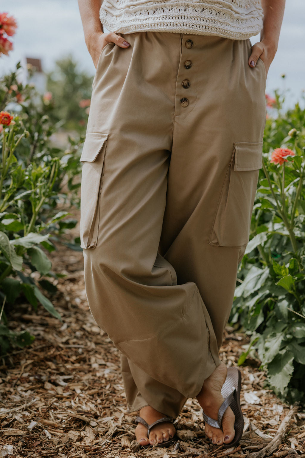 Leopanto Pants - Beige