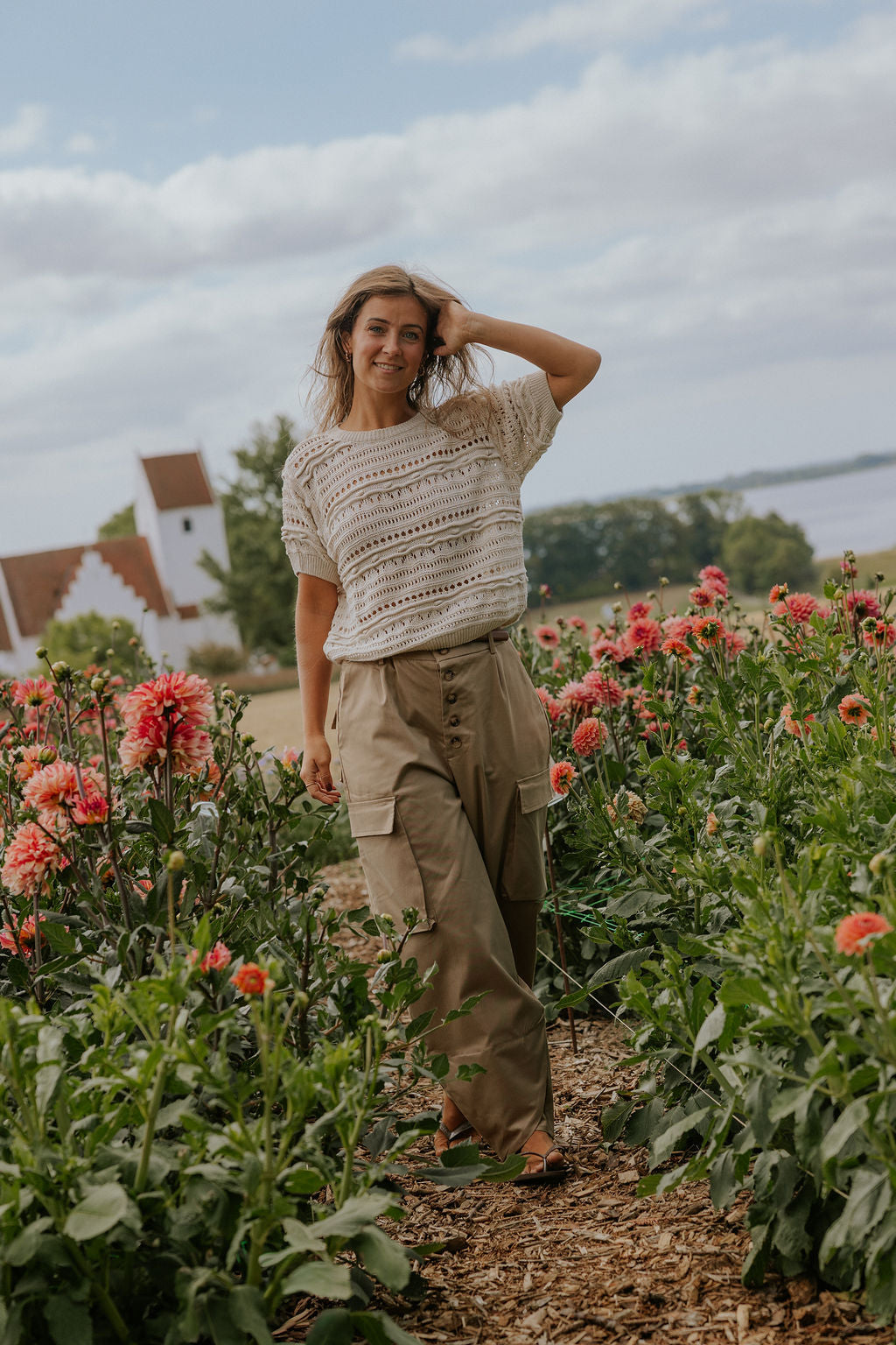 Leopanto Pants - Beige
