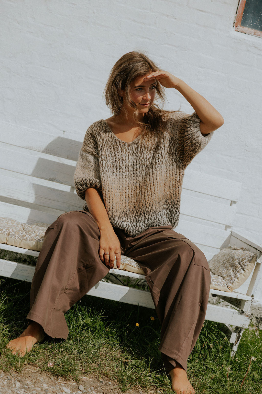 Grace Pullover - Brown