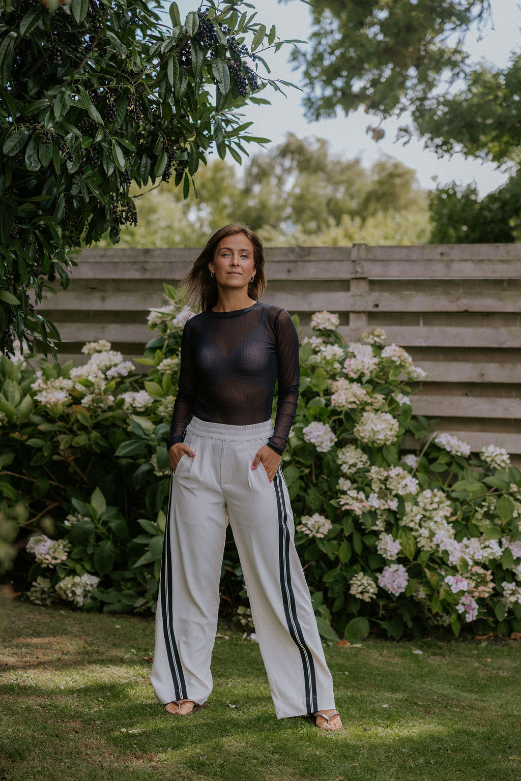 AliniCC Double Panel Pant - Bone