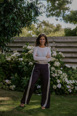 AliniCC Double Panel Pant - Dark Brown