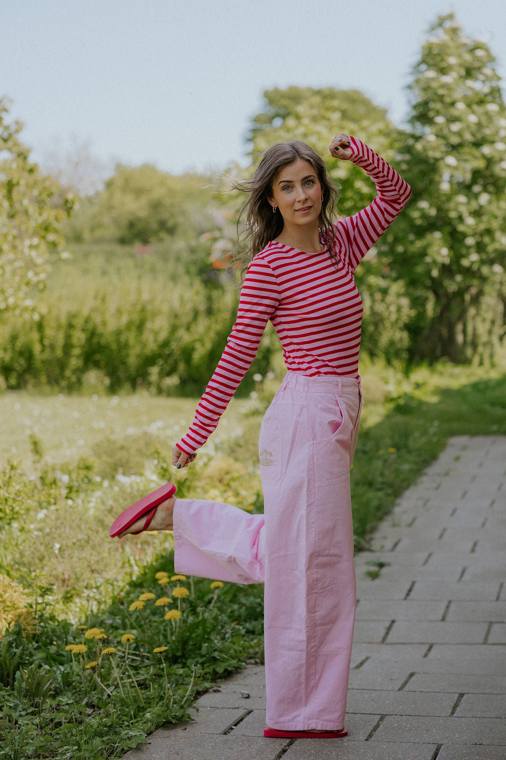 Everyday Stripes Blus - Svart