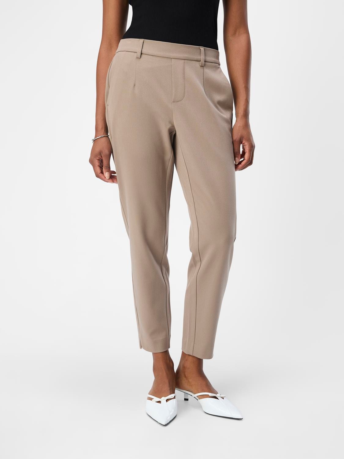 Lisa slim pant desert taupe