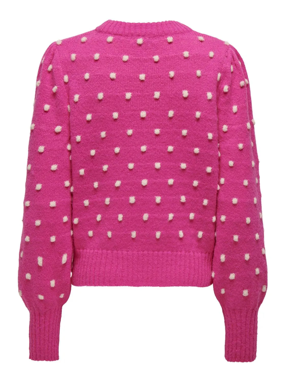 Sigrid life L/S knit dot rose violet