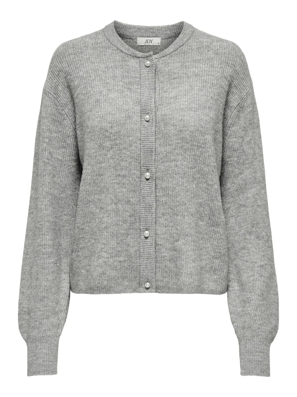 Lumi life L/S button cardigan light grey