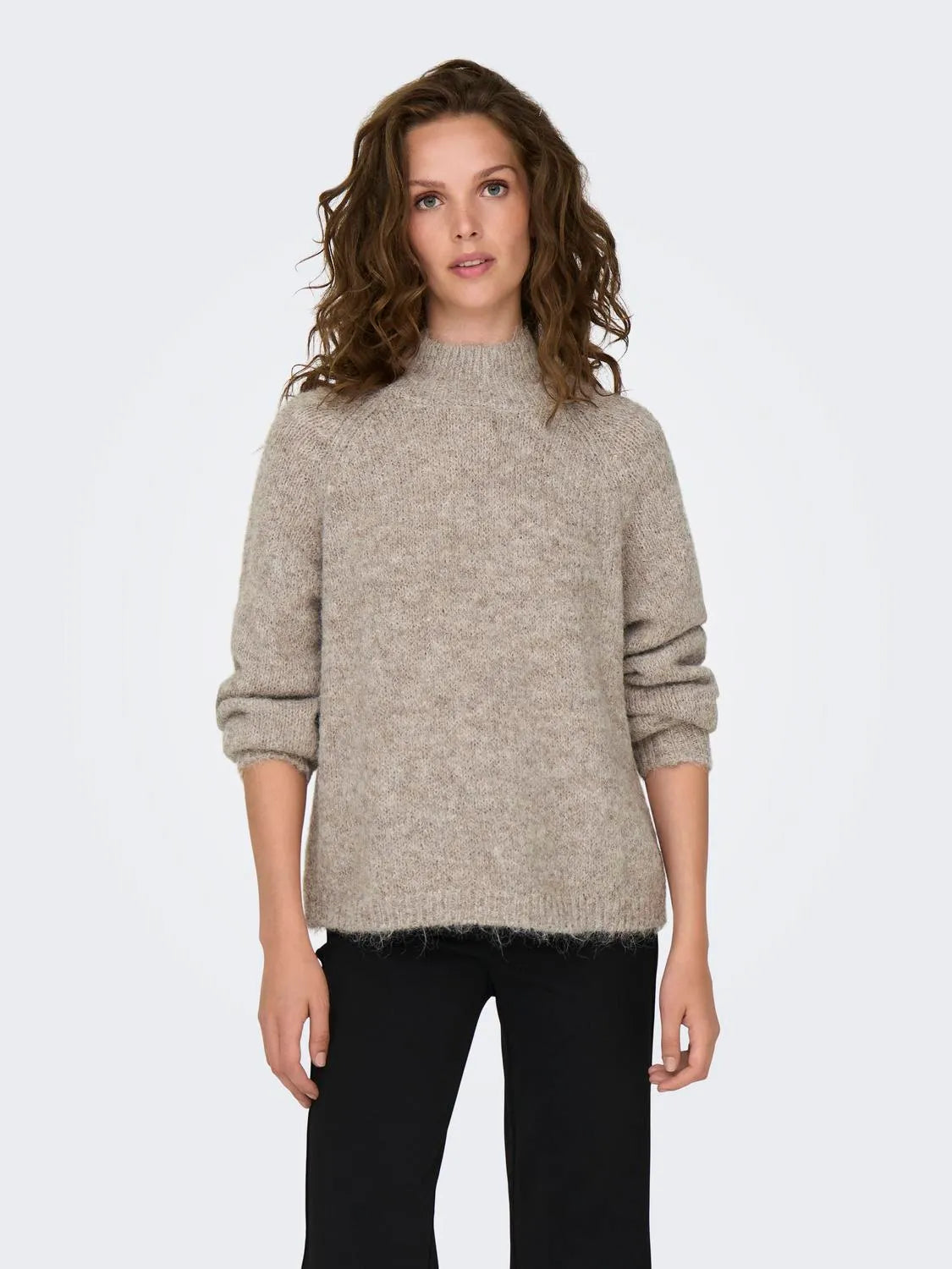 Zoey life L/S raglan knit chateau gray