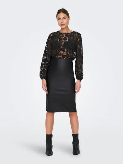 Dream lace top black