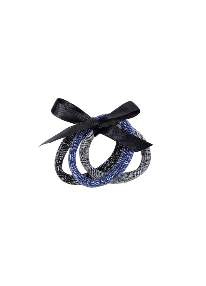 Tamira elastics 3 pcs. set blue/black mix