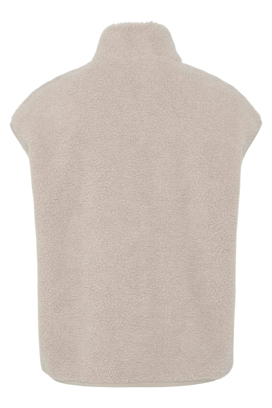 Sadia teddy vest silver gray