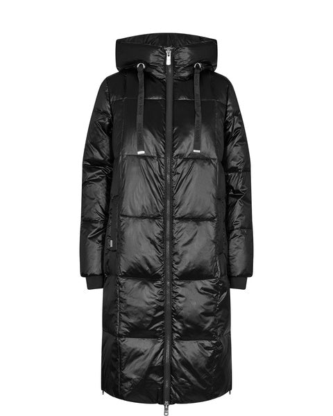 Nova metallic down jacket black