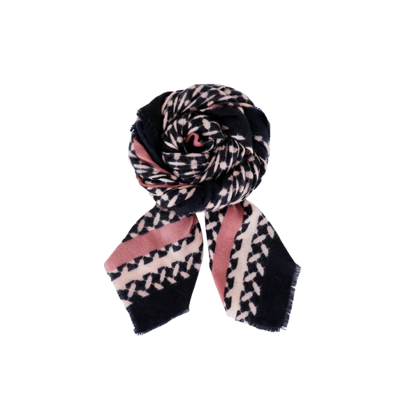 Lila winter scarf rose dust