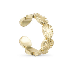 Sun earcuff gold