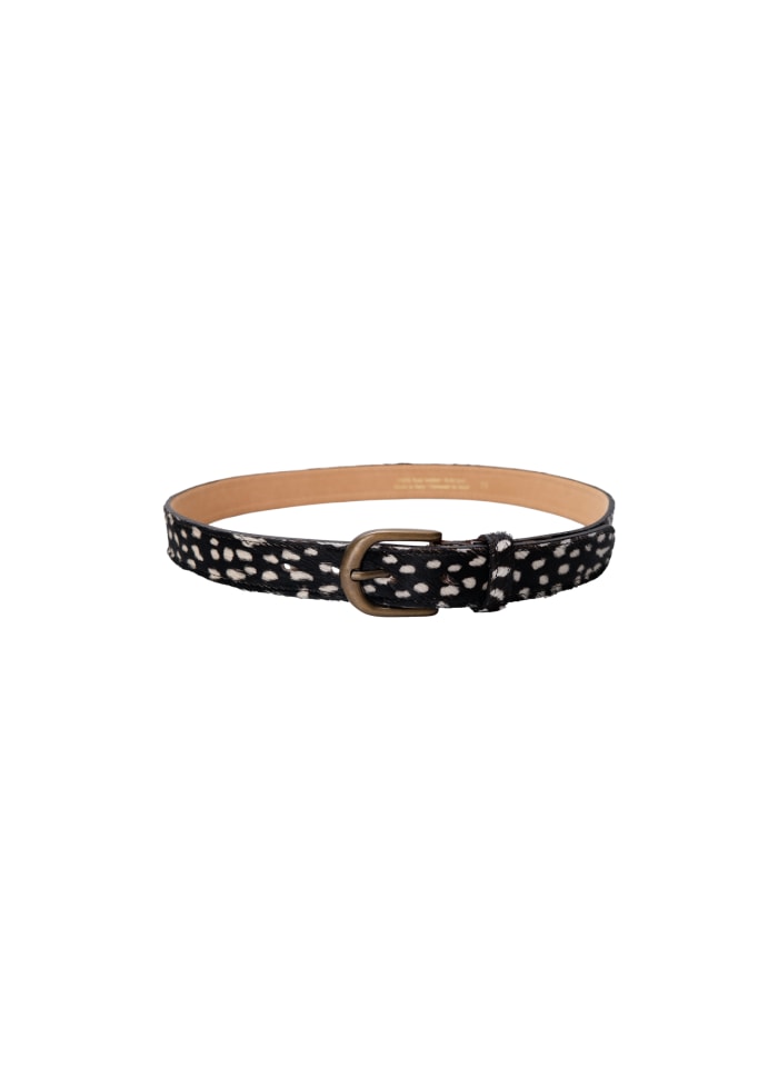 Blissa belt black dotted