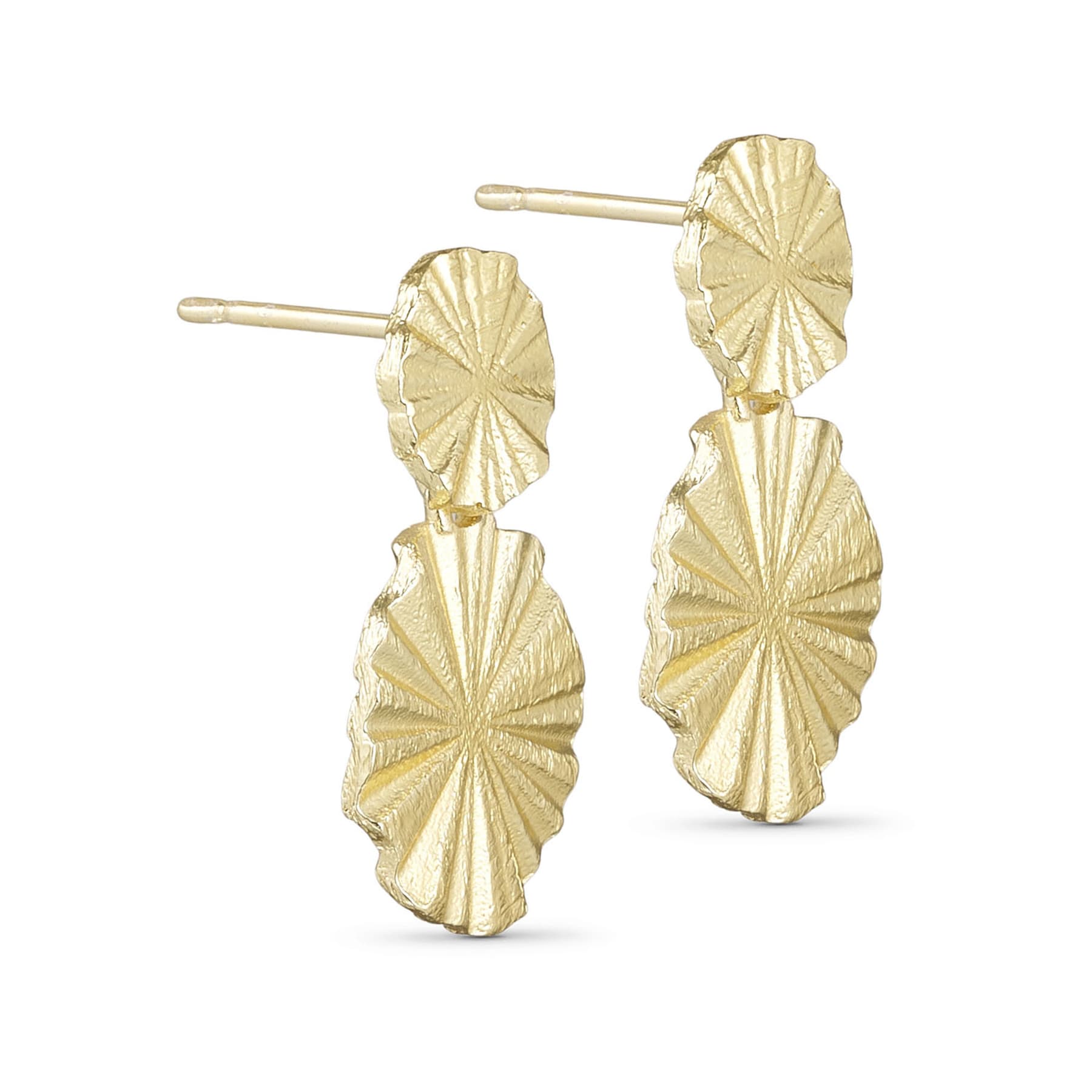 Sun statement earrings