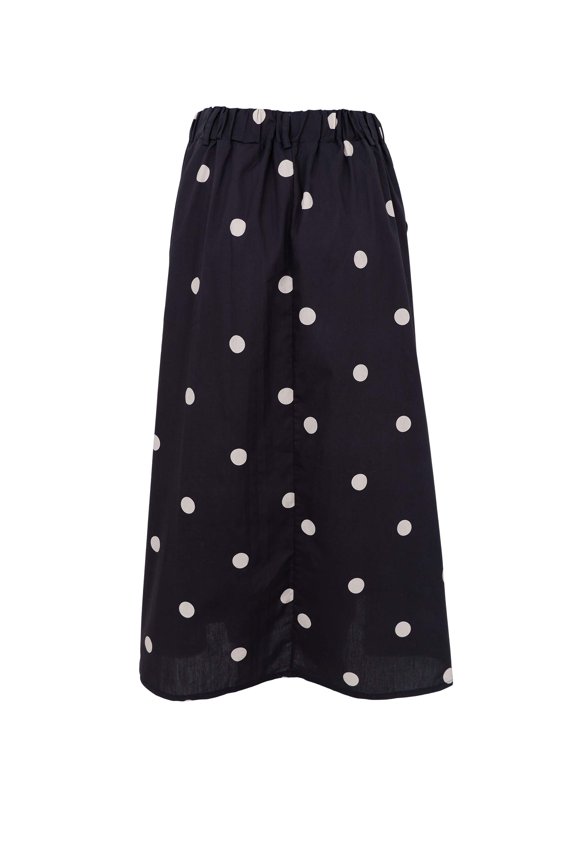 ABBIE Skirt - Black Dot