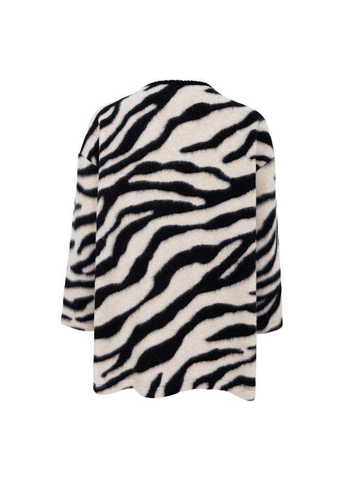 Zeleste fleece jacket zebra