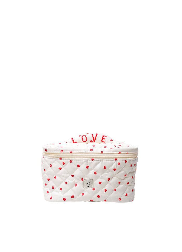 Cilia love washbag red hearts