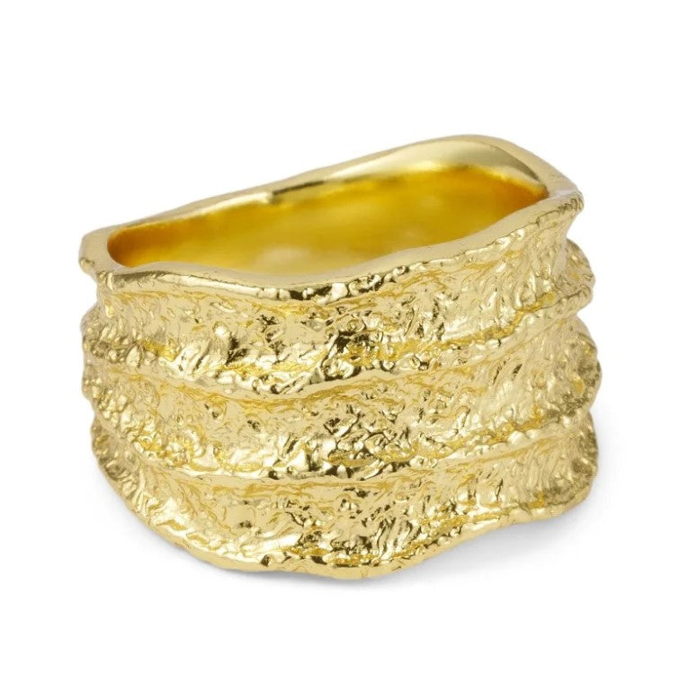 Pure by nat bred foil ring