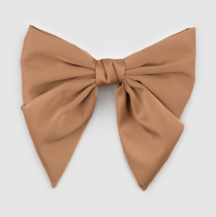 Smooth bow taupe