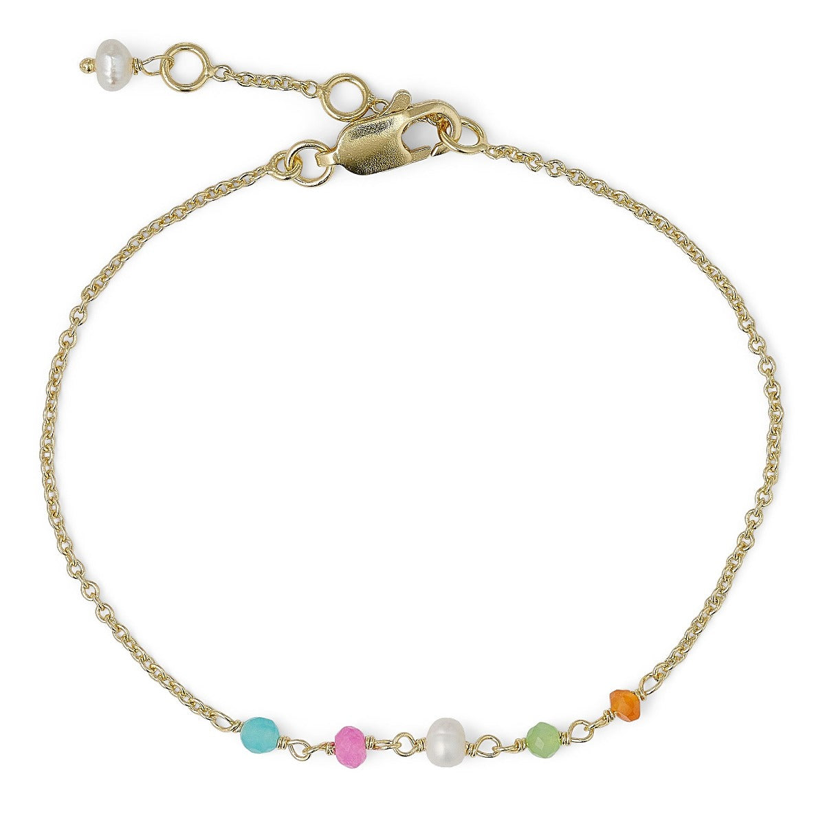 Pure by nat bracelet strong multi pearls