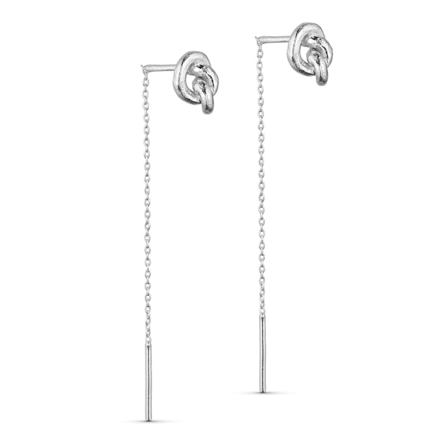 Lilou chain earrings - silver