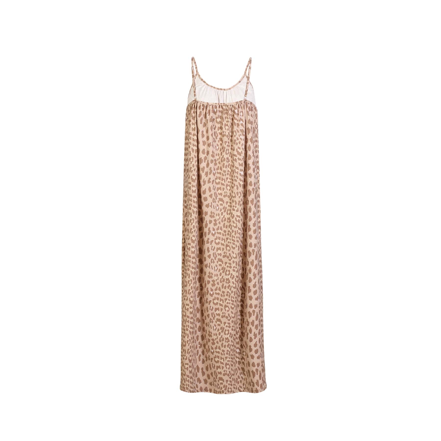 Alma Long Strap Dress - Desert Lux Leo