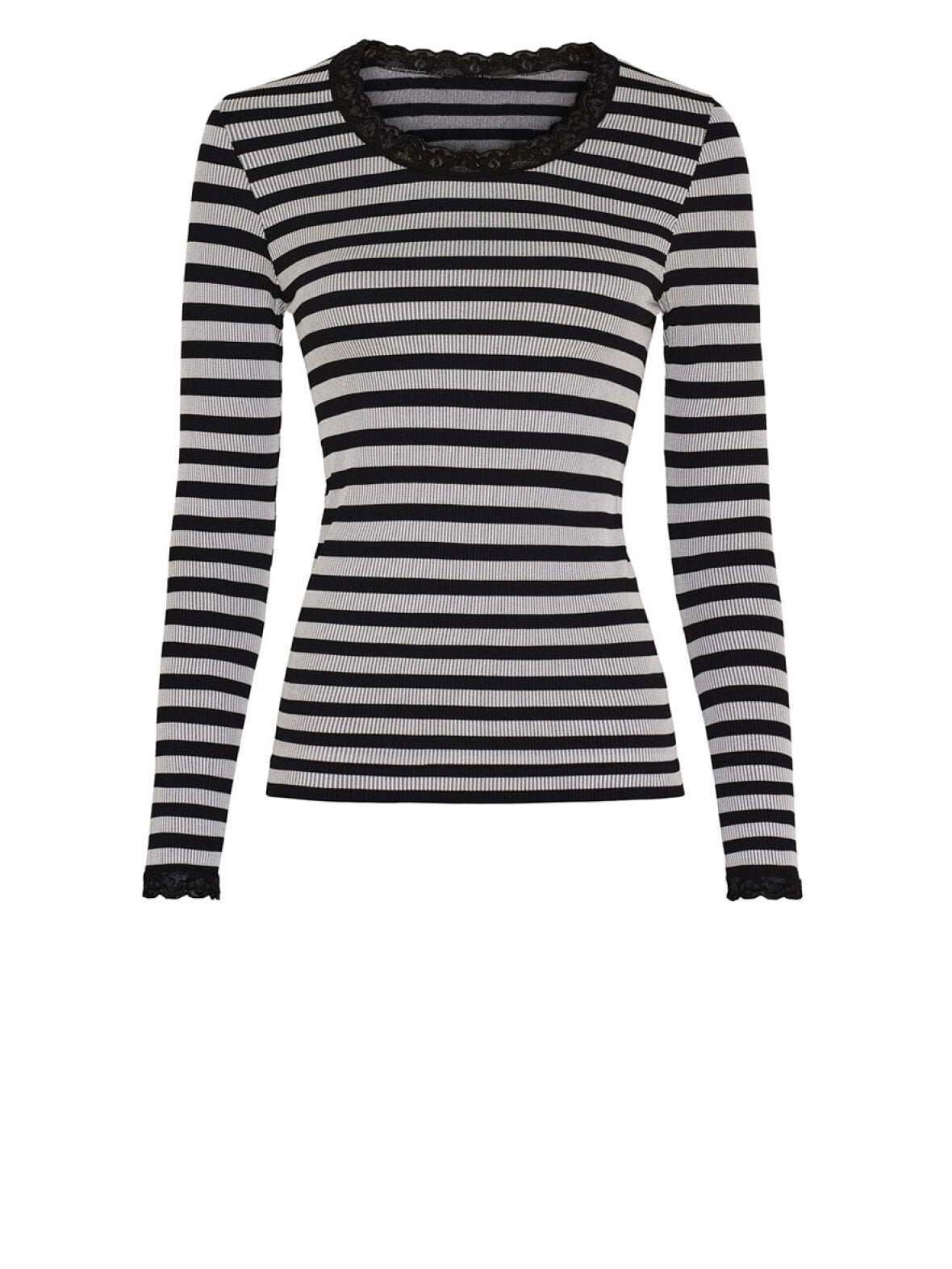 Isa Frida stripe t-shirt nero/bianco