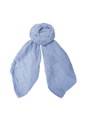 Luca scarf blue