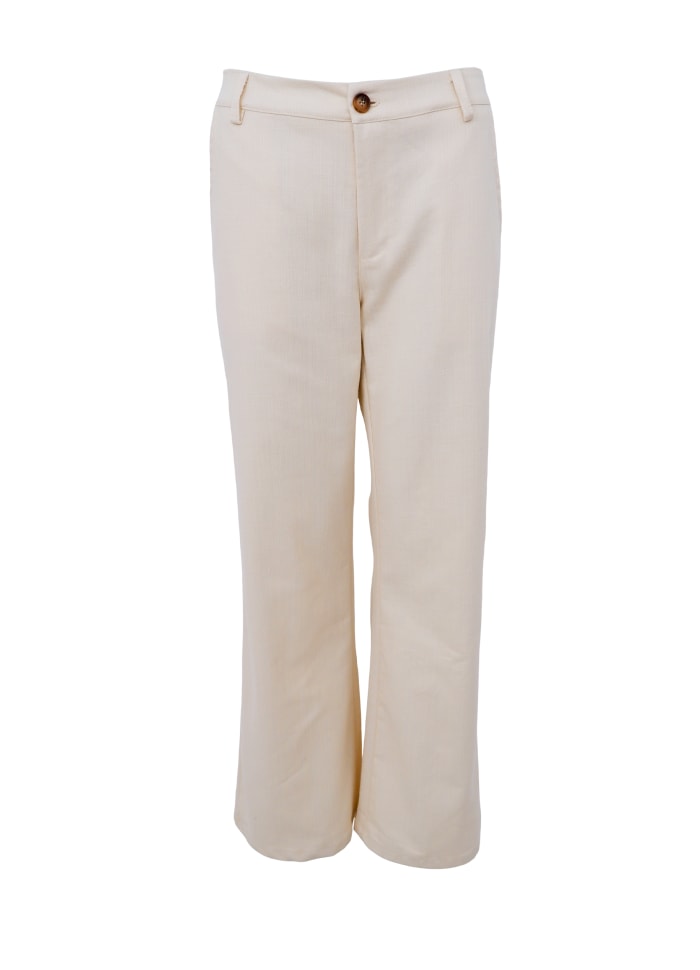 Box pant off white